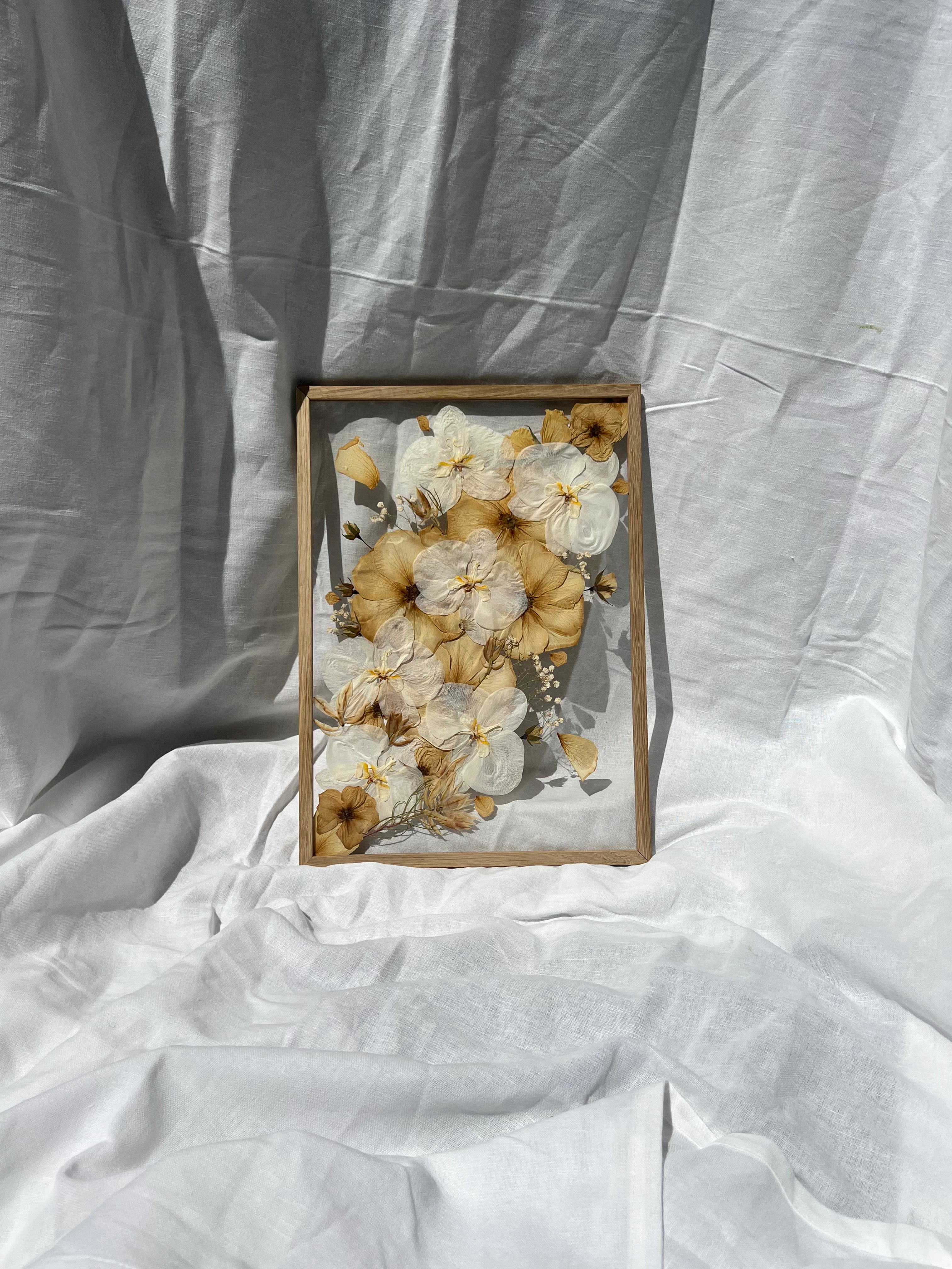 A3 Size Frame- Wedding Bouquet Preservation Artwork