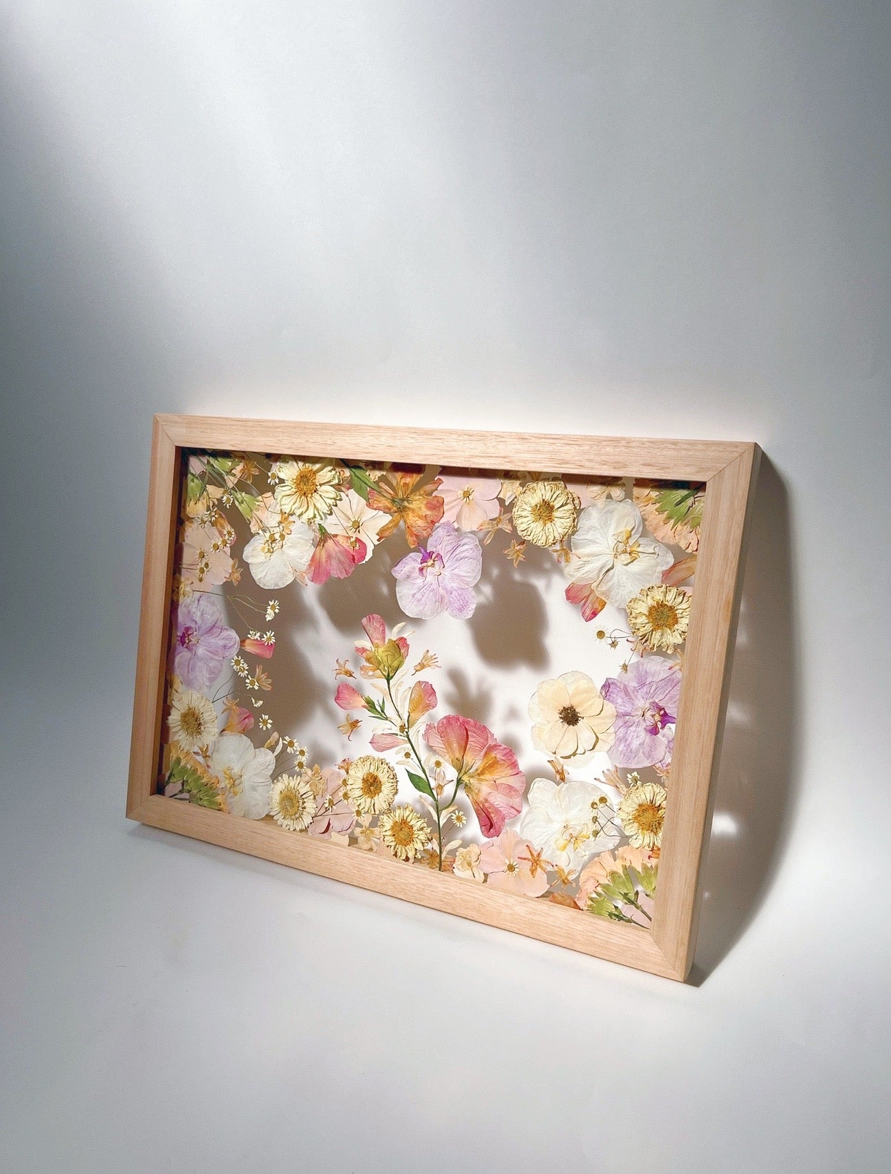 thoughtful Wedding gift from Old leaf designs bouquet preservation frame