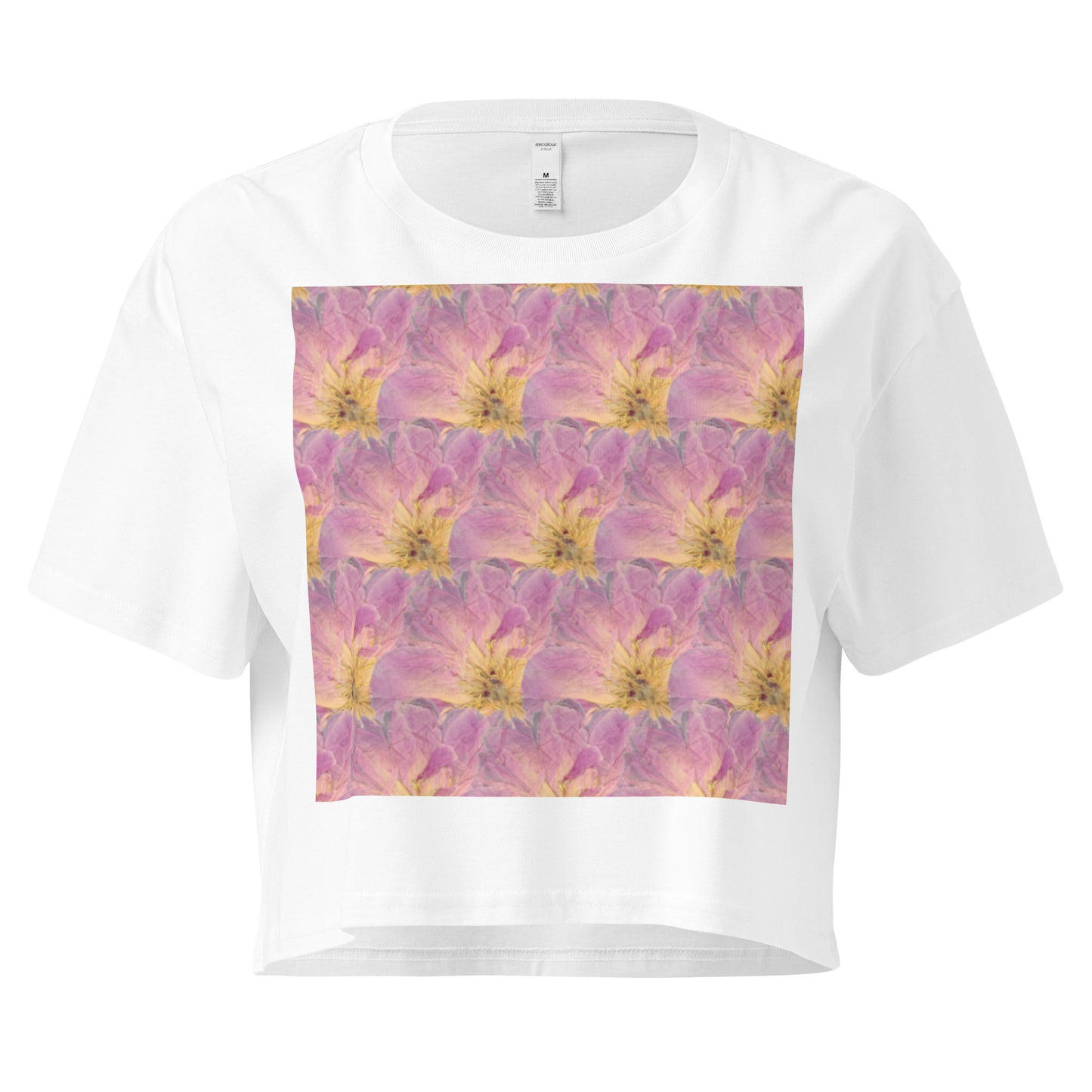 Pink Peony Club - Crop Top - Oldleafdesigns