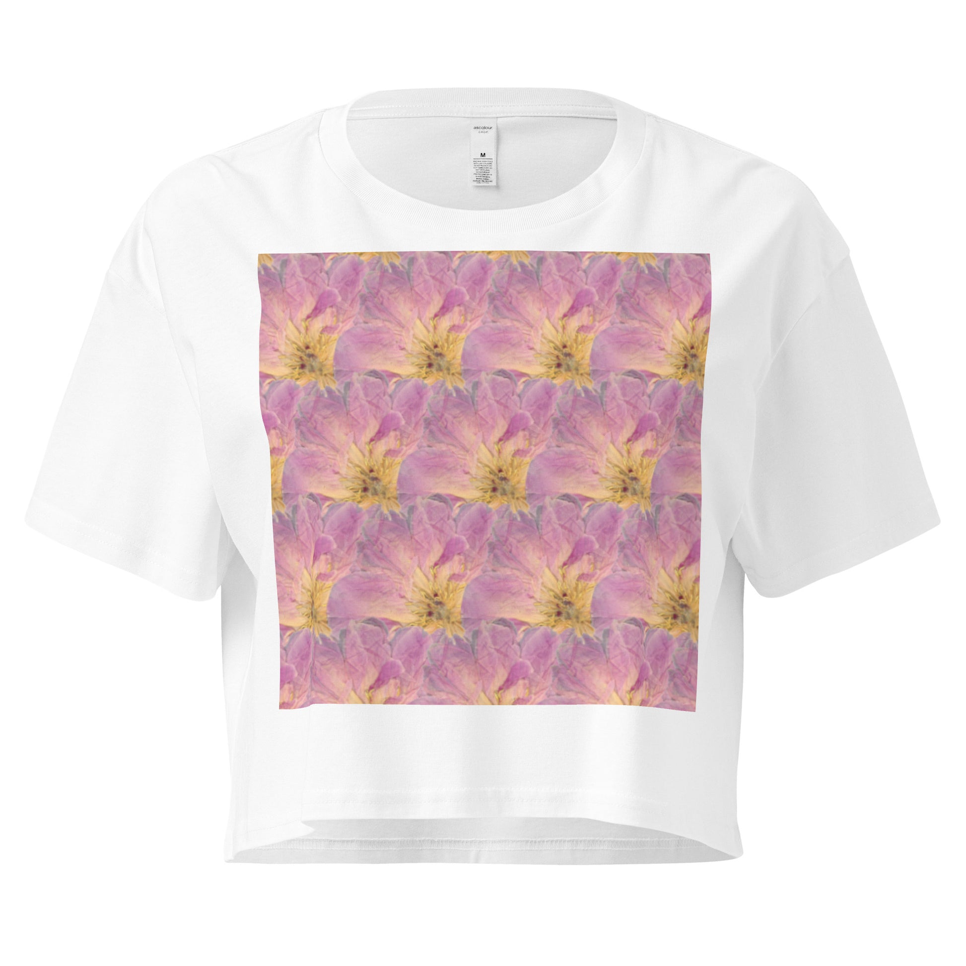 Pink Peony Club - Crop Top - Oldleafdesigns
