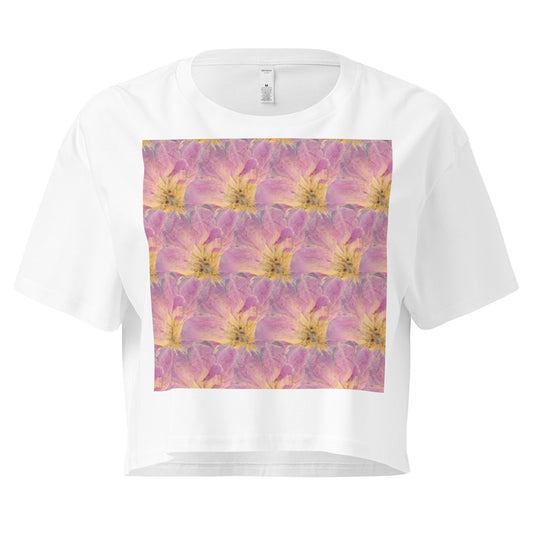 Pink Peony Club - Crop Top - Oldleafdesigns