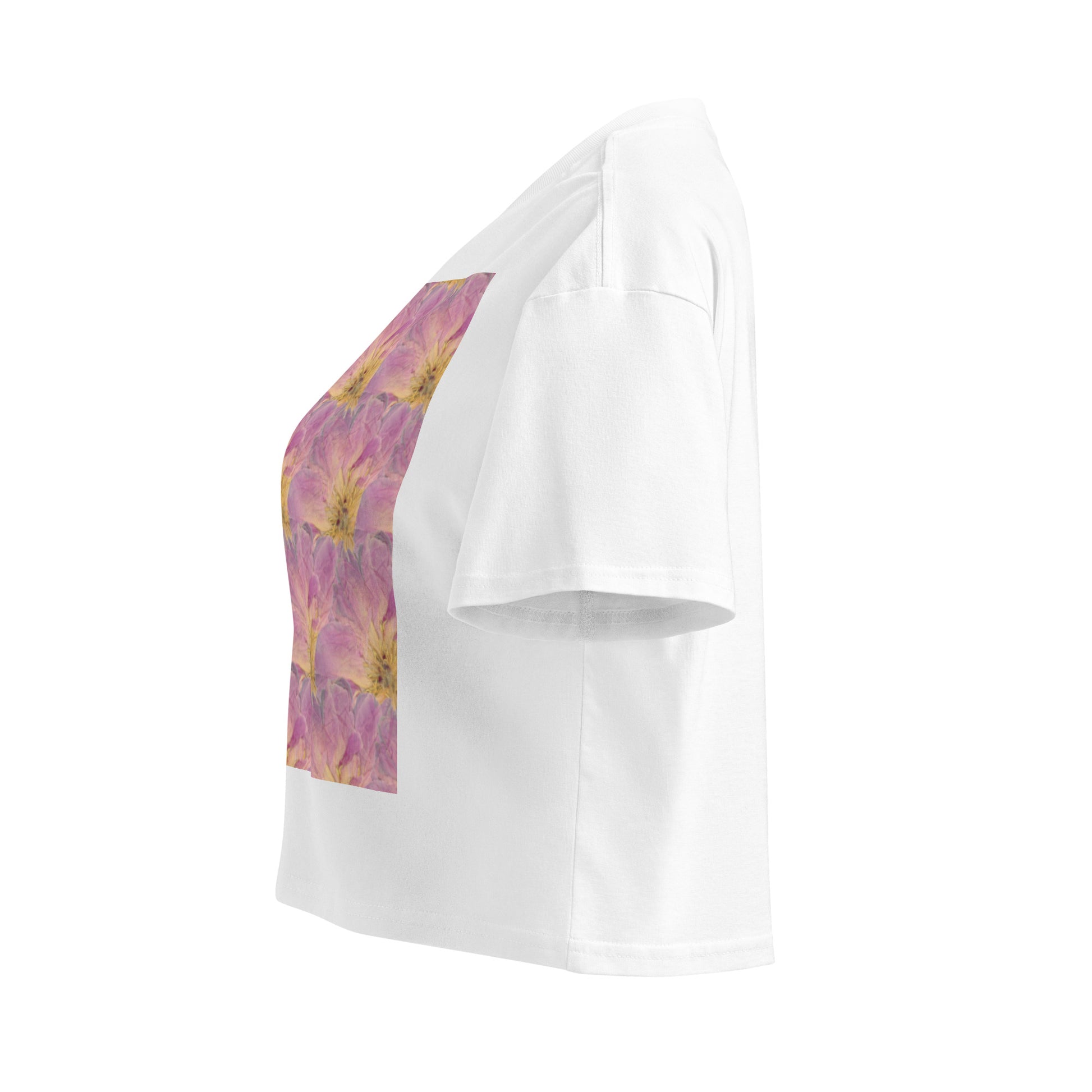 Pink Peony Club - Crop Top - Oldleafdesigns