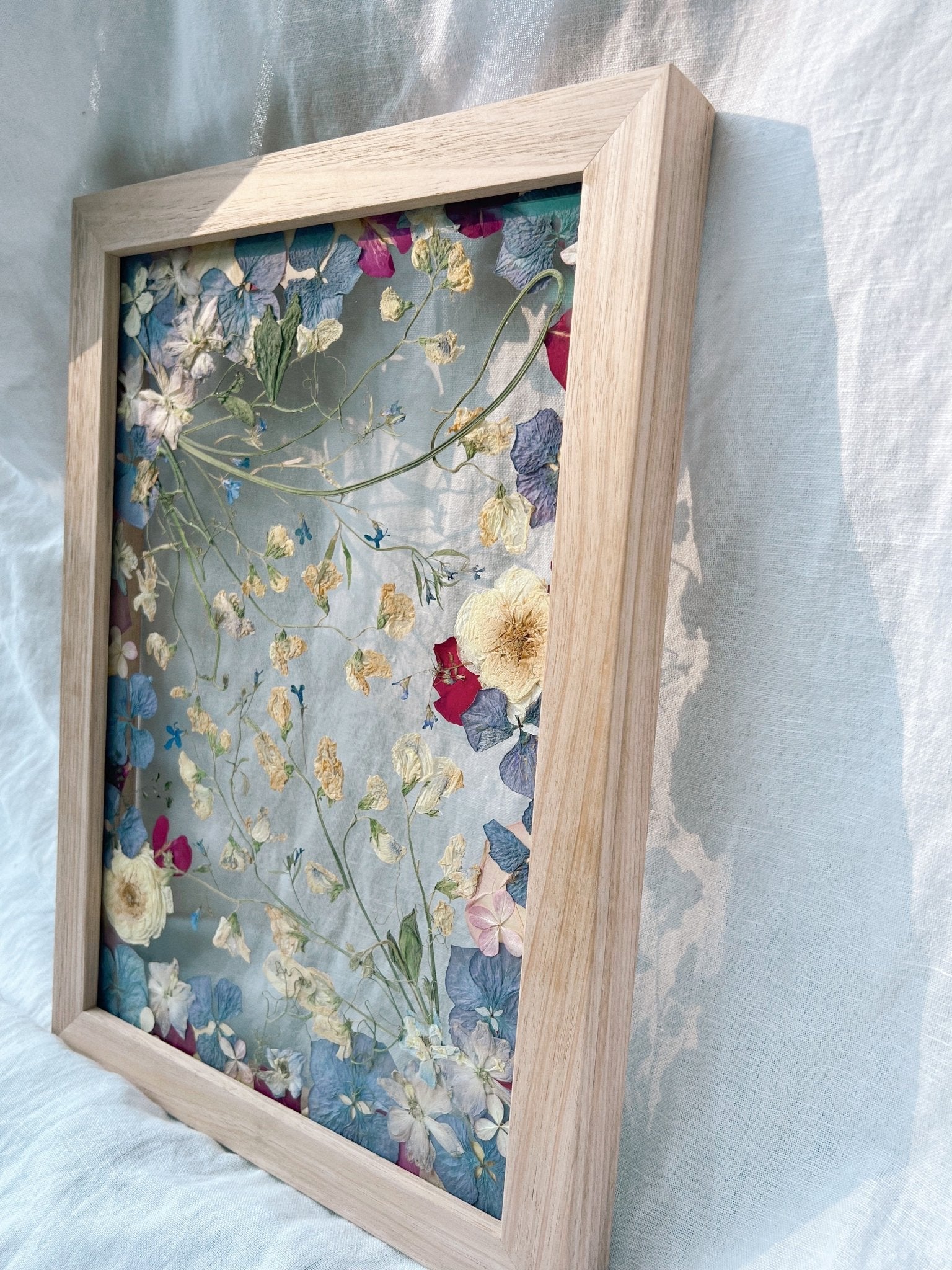 A3 Size Frame- Wedding Bouquet Preservation - Oldleafdesigns